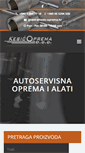 Mobile Screenshot of kesic-oprema.hr